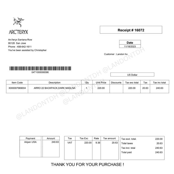 Arc'teryx Arro 22 Backpack - Picture 6 of 6